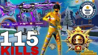 115 KILLS! 🔥M4 MASTER SOON BEST AGGRESSIVE RUSH GAMEPLAY 😍 PUBG MOBILE - BGMI