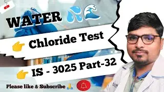 Determination of chloride in water(Mohar Method) || Titration of chloride ions with silver nitrate