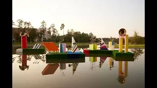 Steve Parker creates Invisible Music for City Place in Spring, TX