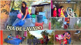 MI VIDA COMO MAMÁ JOVEN || Así grabo mis videos + Dia de Lavado 🧺
