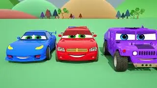 The Wheel on the Ambulance Cartoon Cars |Baby Shark Sing a Song |NurseryRhymes & Kids Songs