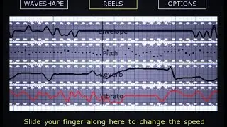 The Oramics Optical Synthesizer App, Demo for iPad or iPhone