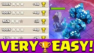 Ranked Mode TH18 METEOR GOLEM Attack - Insane Legend Strategy (Town Hall 18)
