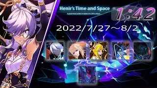 【Elsword JP】LordAzoth Henir Challenge 20220727(1:42)