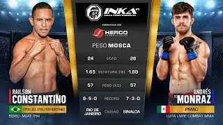 INKA 41: ANDRES MONRAZ VS RAILSON CONSTANTINO (FULL FIGHT)