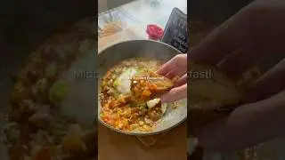Middle Eastern Breakfast! Easiest Shakshuka Recipe! #shorts #cooking #food #fyp #youtubeshorts #asmr