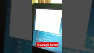 Basic Login Screen in python using tkinter #shorts #python #programming #interface