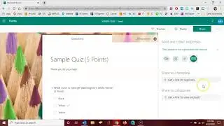 Office 365 Forms: Sharing Options & Settings (New for 2020)