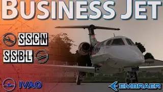 BUSINESS JET | SSCN (QCN) - SSBL (BNU) | PHENOM 100 #msfs2020