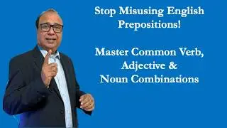 👉 Stop Misusing English Prepositions! Master Common Verb, Adjective & Noun Combinations