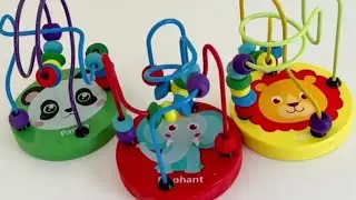 Edufuntoys -MINI ROUND BEADS,Wire Maze game,mainan alur kawat kecil,Alat Hitung Anak/mini round bead