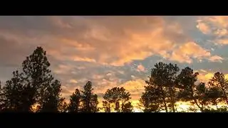 Sunset 1-2-2025 time lapse video