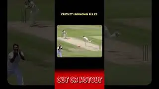 OUT OR NOTOUT CRICKET RULE IN TAMIL || #shorts #sjinform #cricketfacts #facts