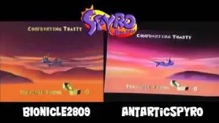 Spyro the Dragon - Race to Beat Toasty (Bionicle2809 vs AntarticSpyro)