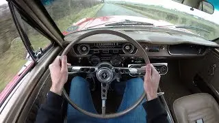 1964 1/2 Ford Mustang 289 V8 Coupe - POV TEST DRIVE | RARE MUSTANG