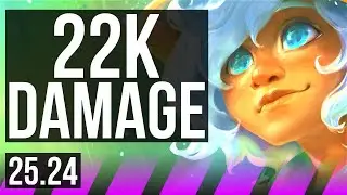 MILIO & Jinx vs JHIN & Aurelion Sol (SUP) | 22K damage | KR Master | 25.24