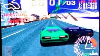 Ridge Racer 13th Racing duel (Time Trial Mirror) - RT Xevious Green