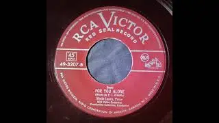 (Unrestored) Mario Lanza, Constantine Callinicos, RCA Victor Orchestra - For You Alone