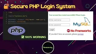 How to Create a Secure Login System in PHP & MySQL