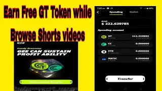 Gee app Review | Earn GT token while watching Short videos | Gee app Airdrop