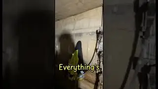 A MUDDY JOB FOR SURE #mud #dirty #filthy #vault #highvoltage #danger #electrician #transformers #wow