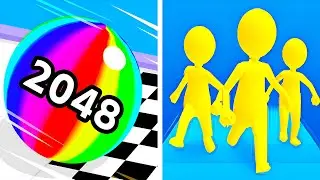 Ball Run 2048 VS Join Clash 3D 🔴⚔️ All Levels Max Update Walkthrough Mobile NEW Gameplay B3RX