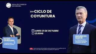 Ciclo de coyuntura con Mauricio Macri en la BCC