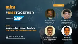 Mint presents Rise together powered by SAP-Innovate for Human Capital: The heart of business success