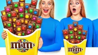Satisfying Video Asmr Unboxing GIANT Sweets Chocolate and Rainbow Lollipops with Cutting candy Asmr
