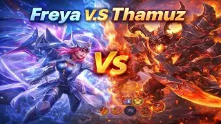 Freya Can Solo Carry || Freya v.s Thamuz Exp Lane ( With Giveaway Info ) 😄