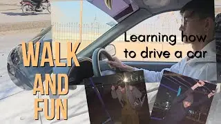 First time driving a car🚗❤️ part 1| Bal Bal bach gaye sikne ke doran😨 |Dosto ka shugal😂 | Ufaqz Vlog