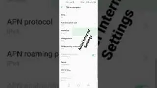 Airtel Internet settings