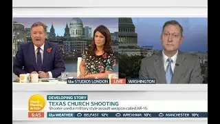 Dr. John Lott and Piers Morgan Debate US gun control after the Texas Church Massacre