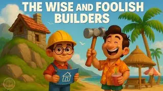 The Wise and Foolish Builders | Animated Bible Story for Kids