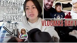 ROAD TRIP with a BABY & TIKTOK CHALLENGE: Vlogmas DAY 1