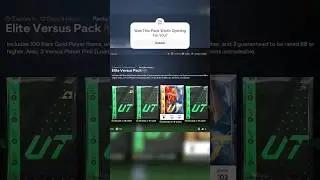 Opening The NEW Elite Versus Pack On FC 24 #fc24 #shorts