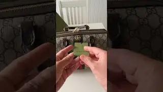 Unboxing the ophidia gg medium top handle. Perfect size, not too small and not too big. #gucci