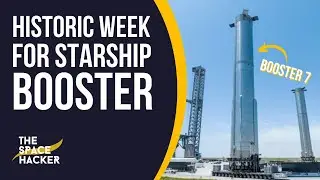 SpaceX BOOSTER 7 lift and static fire prep, OLIT 2 assembly, PEZ: HISTORIC WEEK at BREAKNECK SPEED!
