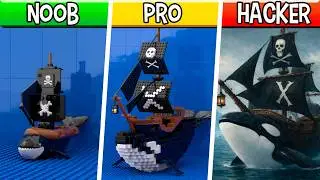 LEGO Capitano Fred : Noob, Pro, HACKER! / (Italian Brainrot Animals Meme)