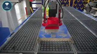 The testing video of the ELECN1530ATC-R cnc Router