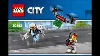 Lego city  - Sky Police - Jetpack - 30362 - Unboxing - Normal Build