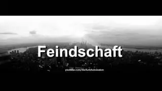 Как произносится Feindschaft на немецком языке?