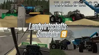 [LS19] - Timelapse #8 Ellerbach Seasons: CCM f&uuml;r die Schweine! 🐷🌽 Mais mahlen in Ellerbach! 🚜💨
