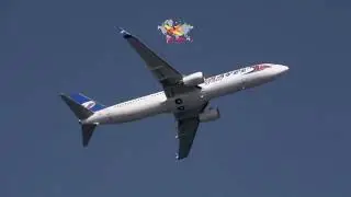 Smartwings Madeira Takeoff Over the Ocean &ndash; Runway 23