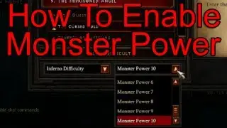 Diablo 3 - How to Enable Monster Power Level