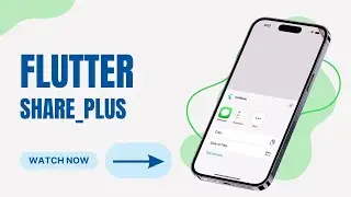 Flutter Share_Plus | Share | @ClutchCoders #flutter #dart #video #YouTube #youtuber #iOS #tutorial