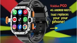 Valdus PGD Smartwatch Обзор Лучшие 4G Android Смарт-часы с Двойной Камерой и GPS 2025