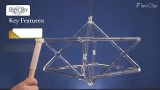 Quartz Crystal Singing Merkaba Star Chime - Immersive Experience of Vibrational Sound