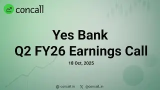 Yes Bank Q2 FY26 Earnings Conference Call