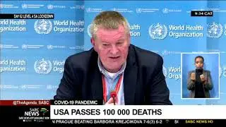 COVID-19 Pandemic | USA passes 100 000 deaths